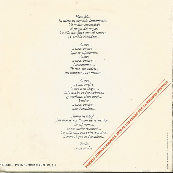 Maisa Hens - Vuelven A Casa Por Navidad | Not On Label (AN-1) - 2