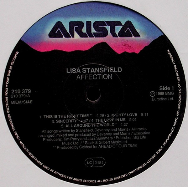 Lisa Stansfield - Affection | Arista (210 379) - 2 Lisa Stansfield - Affection | Arista (210 379) - 2