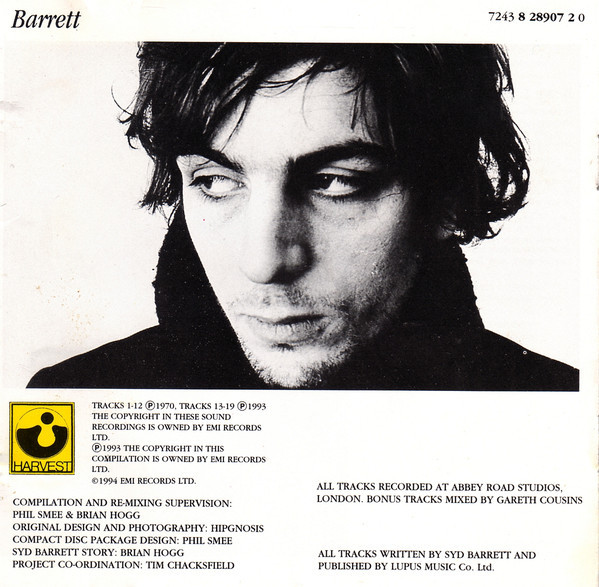 Syd Barrett - Barrett CD | Harvest (7243 8 28907 2 0) - 3