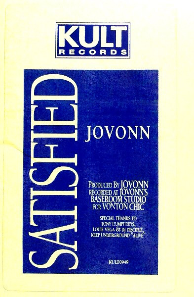 Jovonn - Satisfied | Kult Records (KULT0949) - 4 Jovonn - Satisfied | Kult Records (KULT0949) - 4