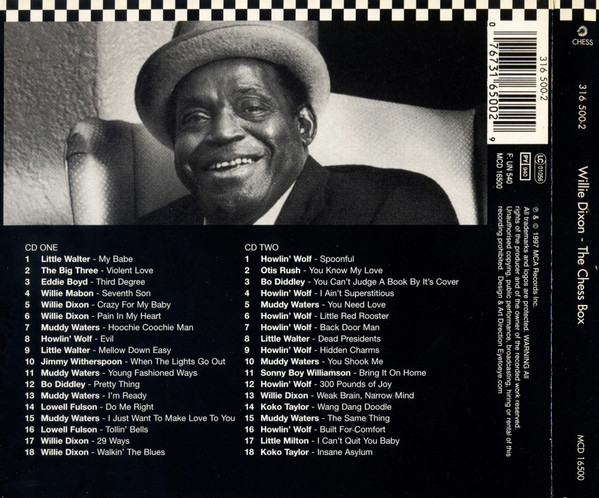 Willie Dixon - The Chess Box CD | Chess (MCD 16500) - 2