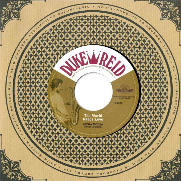 U-Roy with The Jamaicans and Tommy McCook & The Supersonics / Tommy McCook & The Supersonics - Peace & Love / The World Needs Love | Duke Reid (TIEU040) - 2 U-Roy with The Jamaicans and Tommy McCook & The Supersonics / Tommy McCook & The Supersonics - Peace & Love / The World Needs Love | Duke Reid (TIEU040) - 2