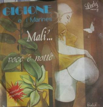 Gigione E I Marines - Malì / Voce 'E Notte | Lady Record (CL 03) - main