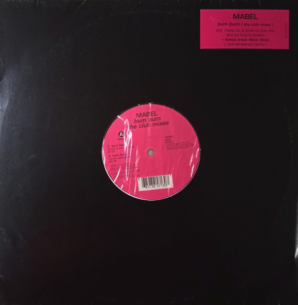 Mabel - Bum Bum (The Club Mixes) | WEA (8573 85713-0) - 3