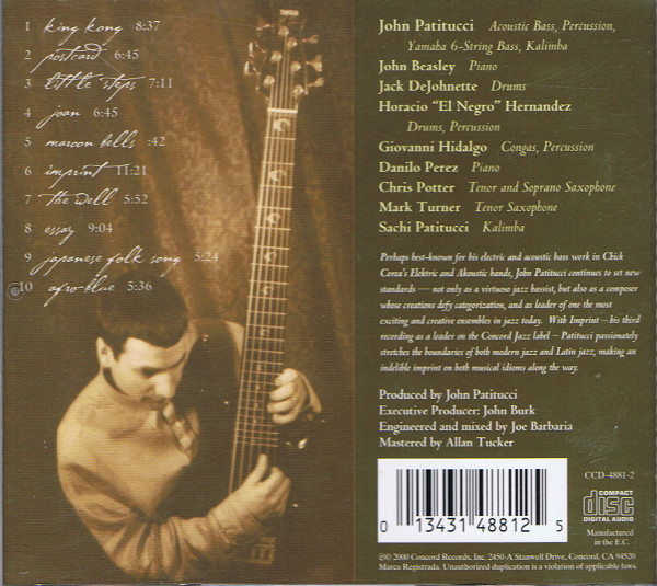 John Patitucci - Imprint | Concord Jazz (CCD-4881-2) - 2