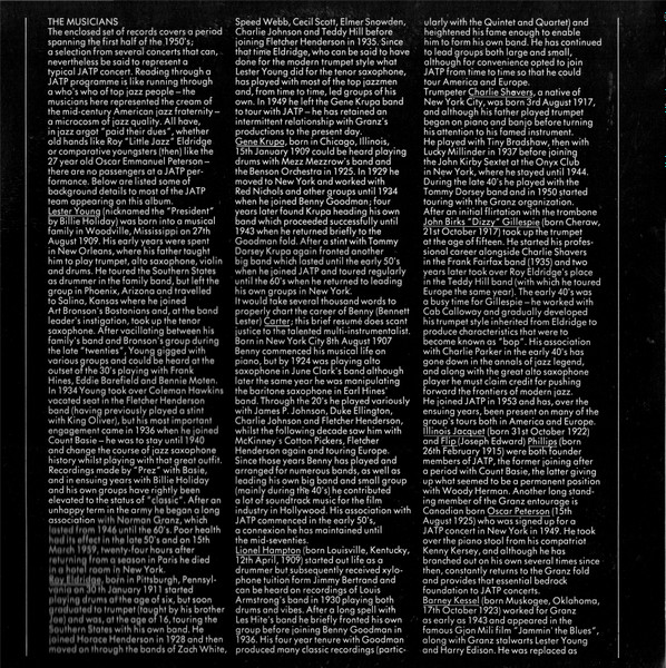 Jazz At The Philharmonic - 1950's | Verve Records (2615 028) - 3 Jazz At The Philharmonic - 1950's | Verve Records (2615 028) - 3