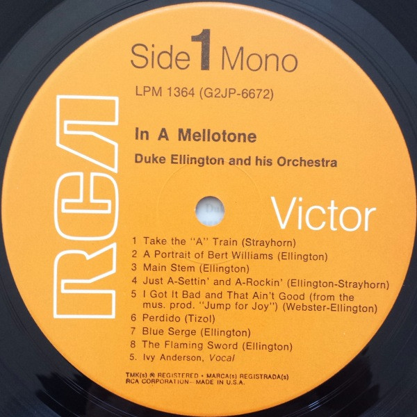 Duke Ellington And His Orchestra - In A Mellotone | RCA Victor (LPM-1364) - 3 Duke Ellington And His Orchestra - In A Mellotone | RCA Victor (LPM-1364) - 3