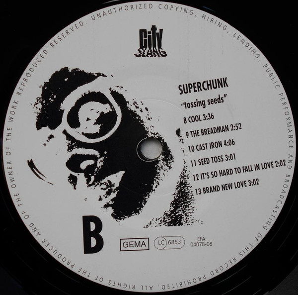 Superchunk - Tossing Seeds (Singles 89-91) | City Slang (Slang 018) - 4 Superchunk - Tossing Seeds (Singles 89-91) | City Slang (Slang 018) - 4