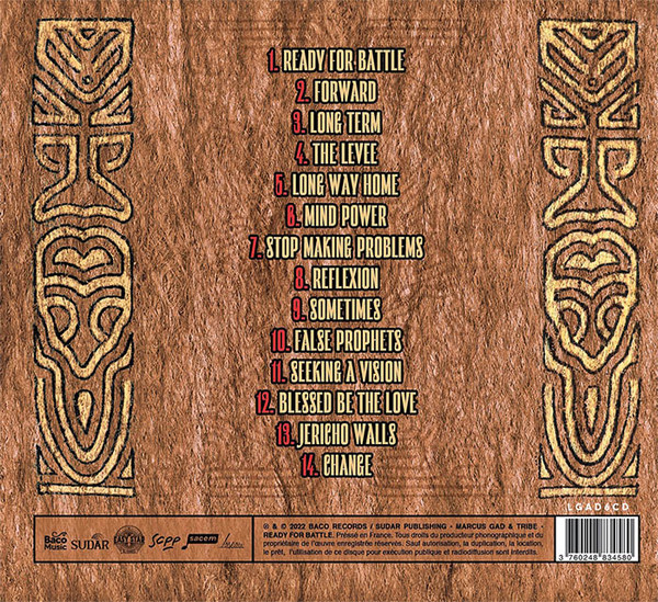 Marcus Gad & Tribe - Ready For Battle | Baco Distrib (LGAD6CD) - 2