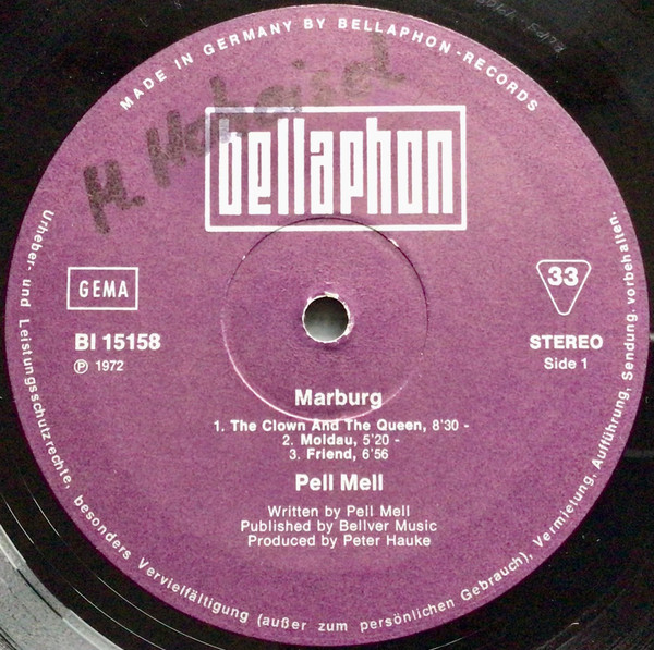 Pell Mell - Marburg | Bellaphon (BI 15158) - 3
