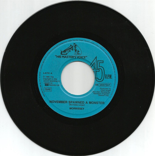 Morrissey - November Spawned A Monster | His Master's Voice (06 2037347) - 3 Morrissey - November Spawned A Monster | His Master's Voice (06 2037347) - 3
