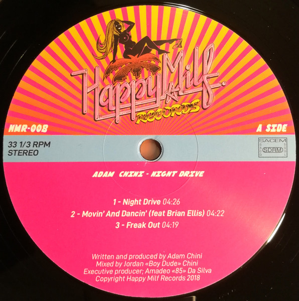 Adam Chini - Night Drive | Happy Milf Records (HMR-008) - 3 Adam Chini - Night Drive | Happy Milf Records (HMR-008) - 3