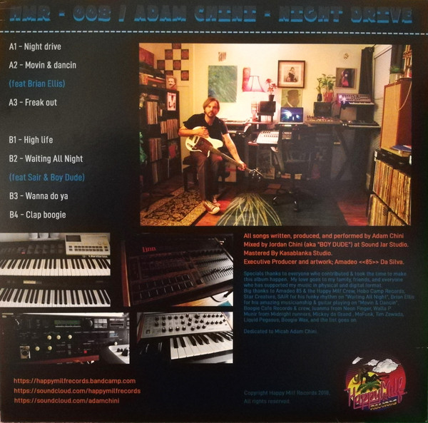 Adam Chini - Night Drive | Happy Milf Records (HMR-008) - 2 Adam Chini - Night Drive | Happy Milf Records (HMR-008) - 2