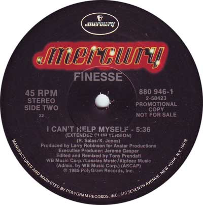 Finesse - I Can't Help Myself | Mercury (880 946-1)