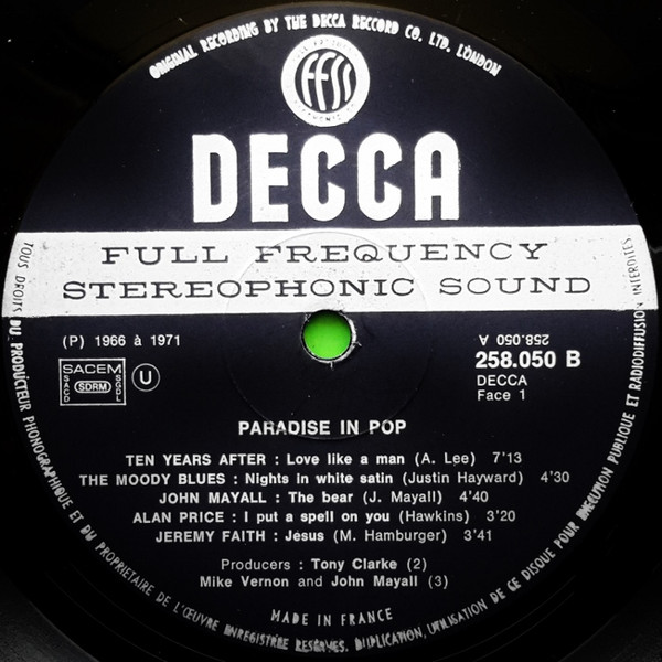 Various - Paradise In Pop | Decca (258.050/51) - 4 Various - Paradise In Pop | Decca (258.050/51) - 4