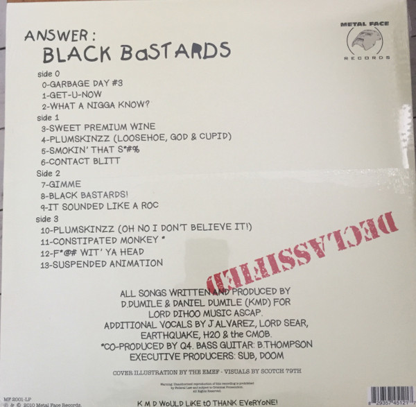 KMD - Bl_ck B_st_rds | Metal Face Records (MF2001-LP) - 2 KMD - Bl_ck B_st_rds | Metal Face Records (MF2001-LP) - 2