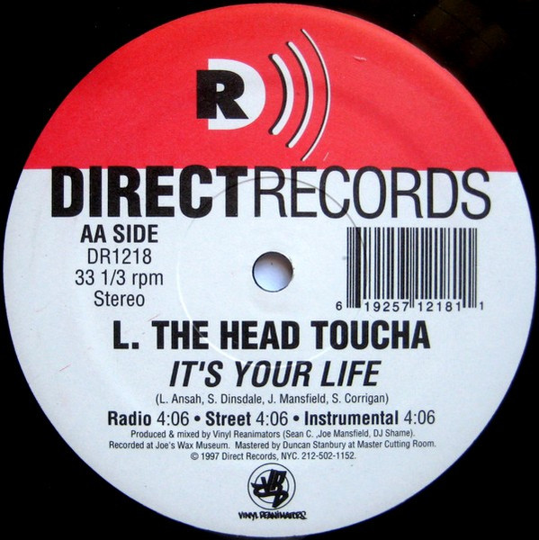 L Da Headtoucha - Too Complex / It's Your Life | Direct Records (DR1218) - 2 L Da Headtoucha - Too Complex / It's Your Life | Direct Records (DR1218) - 2