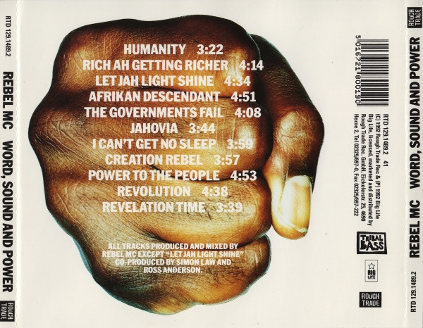 Rebel MC - Word, Sound And Power | Rough Trade (RTD 129.1489.2) - 2 Rebel MC - Word, Sound And Power | Rough Trade (RTD 129.1489.2) - 2