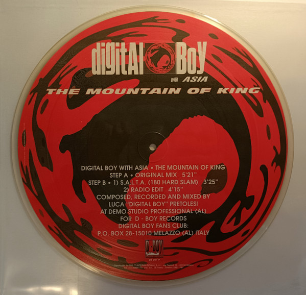 Digital Boy With Asia - The Mountain Of King | D-Boy Records (DB 001-P) - 2 Digital Boy With Asia - The Mountain Of King | D-Boy Records (DB 001-P) - 2