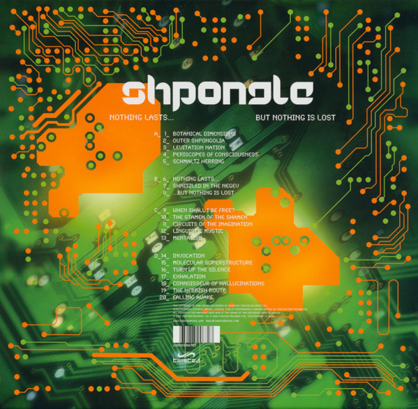 Shpongle - Nothing Lasts... But Nothing Is Lost | Twisted Records (TWSLP28RM21) - 2