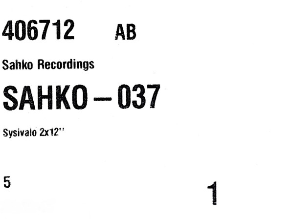 Ø - Sysivalo | Sähkö Recordings (SÄHKÖ-037) - 5 Ø - Sysivalo | Sähkö Recordings (SÄHKÖ-037) - 5