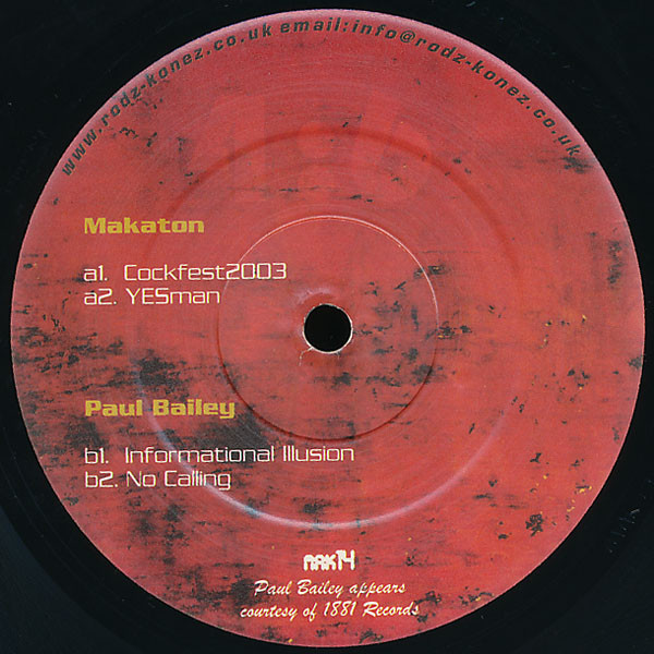 Makaton & Paul Bailey - Relationship To Authority | Rodz-Konez (MAK 14) - 2 Makaton & Paul Bailey - Relationship To Authority | Rodz-Konez (MAK 14) - 2