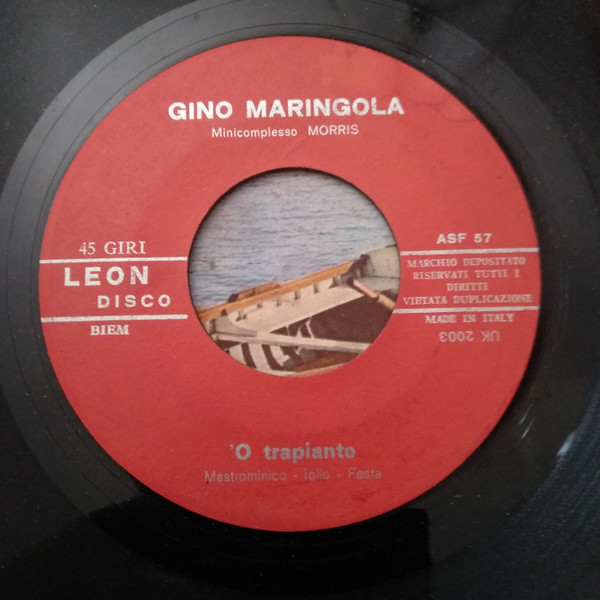 Gino Maringola , Minicomplesso Morris - 'O Trapianto | Leon Disco (ASF 57) - 2