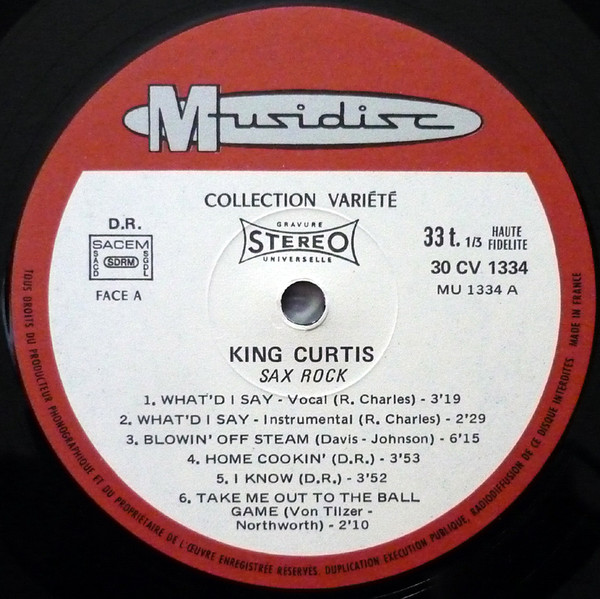 King Curtis - Sax Rock | Musidisc (30 CV 1334) - 3 King Curtis - Sax Rock | Musidisc (30 CV 1334) - 3