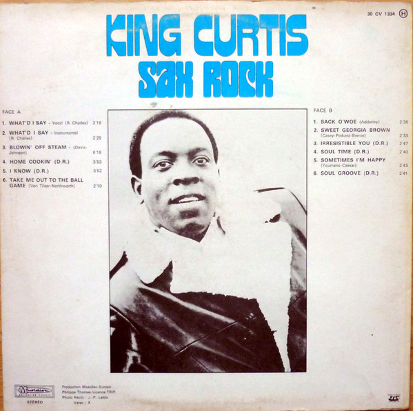 King Curtis - Sax Rock | Musidisc (30 CV 1334) - 2 King Curtis - Sax Rock | Musidisc (30 CV 1334) - 2