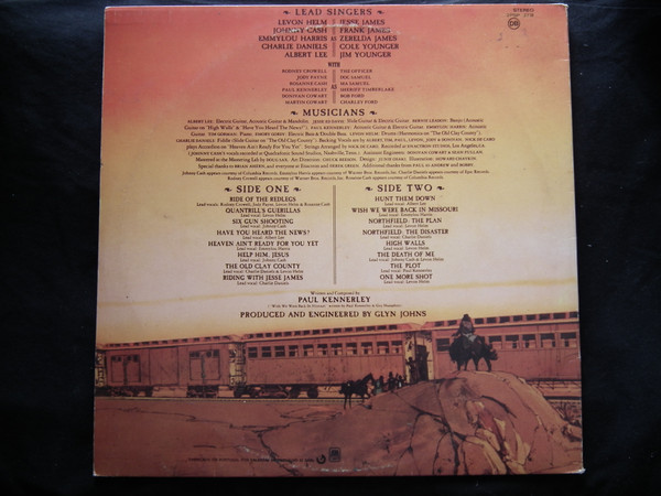 Various - The Legend Of Jesse James | A&M Records (2PSP-3718) - 3