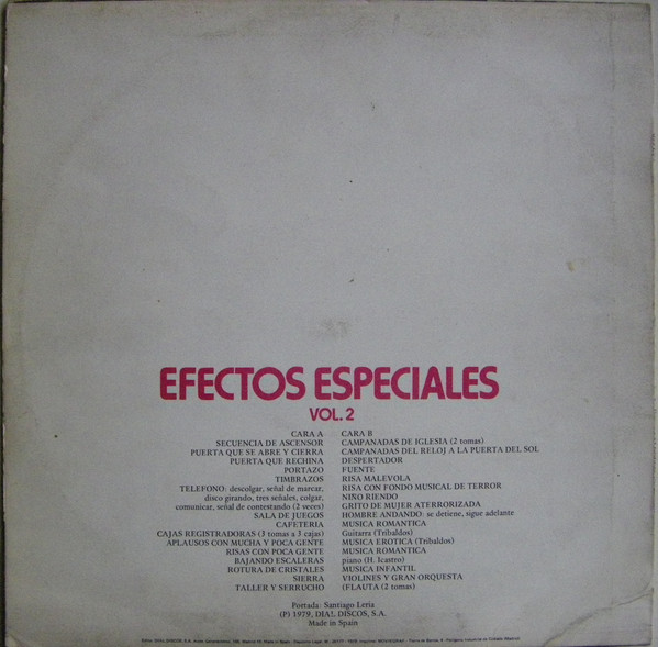 No Artist - Efectos Especiales Vol. 2 | Doblon (50.1449) - 2