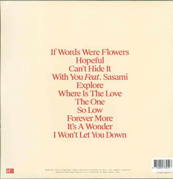Curtis Harding - If Words Were Flowers | Anti- (7691-1) - 2
