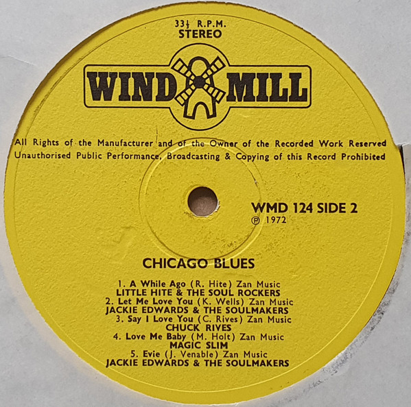 Various - Authentic Chicago Blues | Windmill (WMD 124) - 4 Various - Authentic Chicago Blues | Windmill (WMD 124) - 4