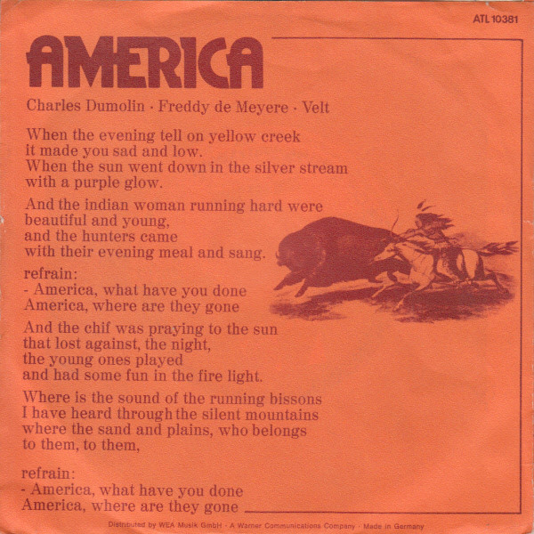 Lester & Denwood - America | Atlantic (ATL 10 381) - 2