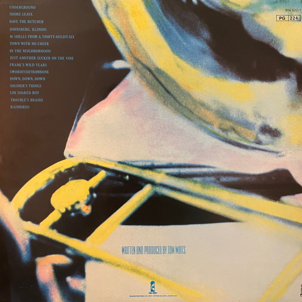 Tom Waits - Swordfishtrombones | Island Records (814 522-1) - 2 Tom Waits - Swordfishtrombones | Island Records (814 522-1) - 2