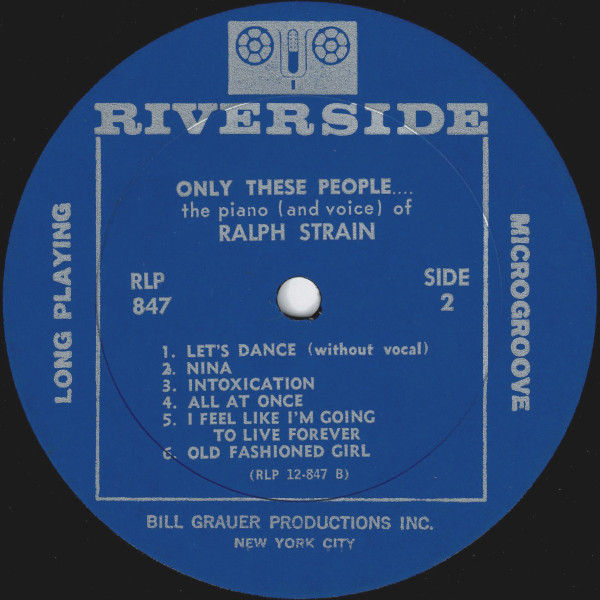 Ralph Strain - Only These People Are Permitted To Buy This Album | Riverside Records (RLP 847) - 4 Ralph Strain - Only These People Are Permitted To Buy This Album | Riverside Records (RLP 847) - 4