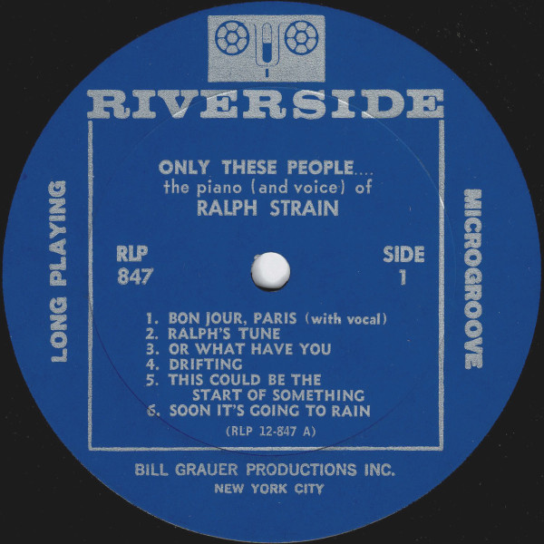 Ralph Strain - Only These People Are Permitted To Buy This Album | Riverside Records (RLP 847) - 3 Ralph Strain - Only These People Are Permitted To Buy This Album | Riverside Records (RLP 847) - 3