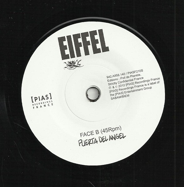 Eiffel - Place De Mon Cœur | [PIAS] Recordings France (PIASF210S) - 4