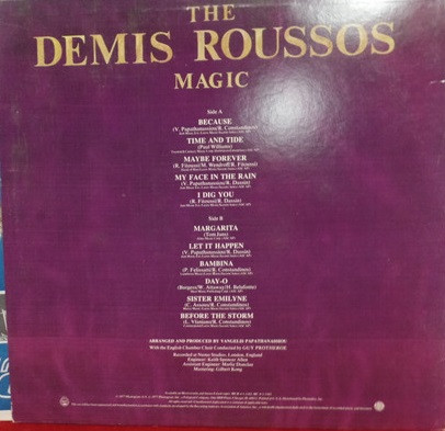 Demis Roussos - The Demis Roussos Magic | Mercury (SRM-1-1162) - 2