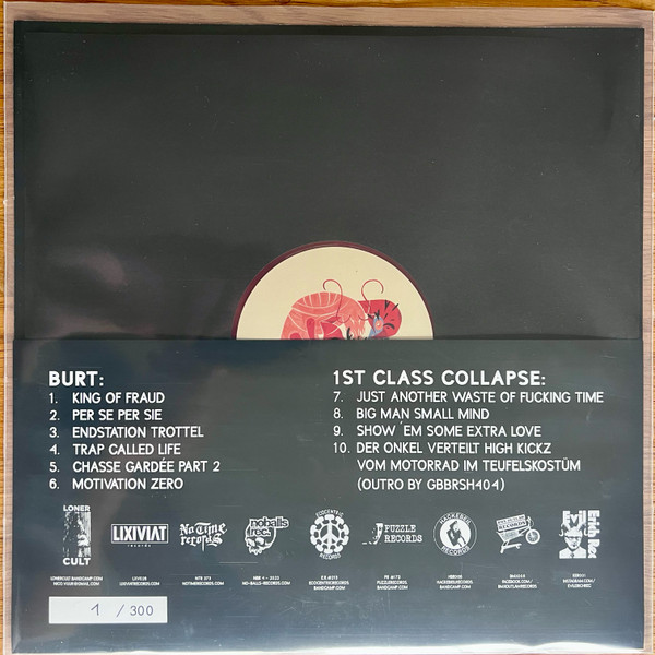Burt / 1st Class Collapse - Burt x 1st Class Collapse | Loner Cult Records (none) - 3 Burt / 1st Class Collapse - Burt x 1st Class Collapse | Loner Cult Records (none) - 3