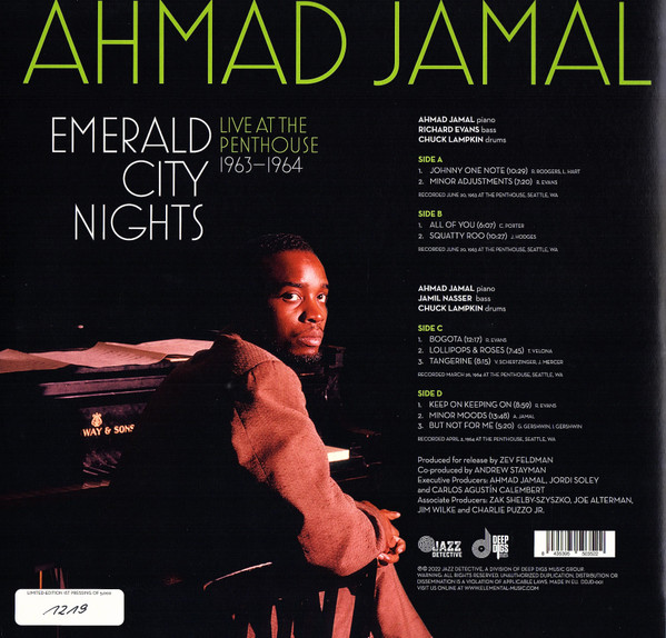 Ahmad Jamal - Emerald City Nights - Live At The Penthouse 1963-1964 | Jazz Detective (DDJD-001) - 4 Ahmad Jamal - Emerald City Nights - Live At The Penthouse 1963-1964 | Jazz Detective (DDJD-001) - 4