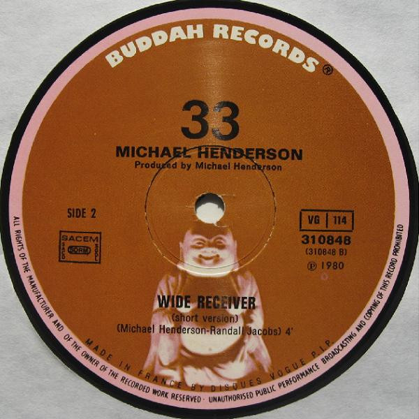 Michael Henderson - Wide Receiver | Buddah Records (310848) - 4 Michael Henderson - Wide Receiver | Buddah Records (310848) - 4