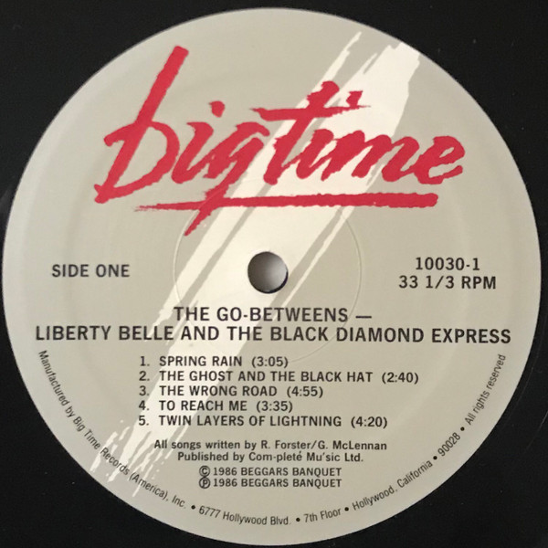 The Go-Betweens - Liberty Belle And The Black Diamond Express | Big Time (10030-1) - 3
