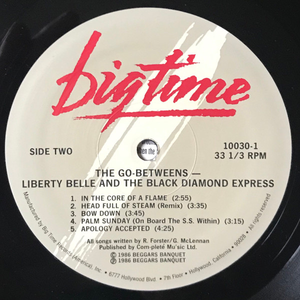 The Go-Betweens - Liberty Belle And The Black Diamond Express | Big Time (10030-1) - 4