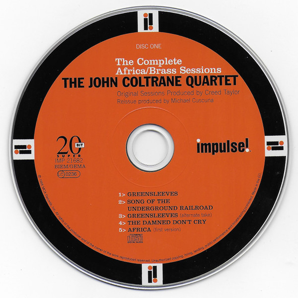 The John Coltrane Quartet - The Complete Africa / Brass Sessions | Impulse! (IMP 21682) - 3