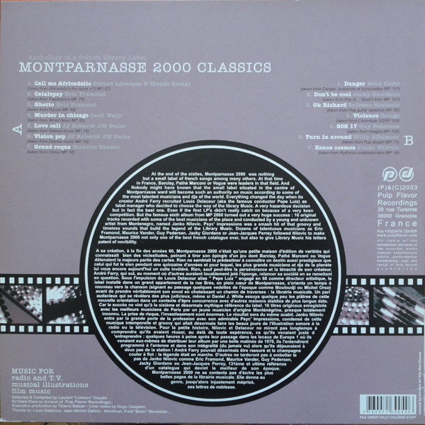 Various - Montparnasse 2000 Classics | Dare-Dare (DD035LP) - 2