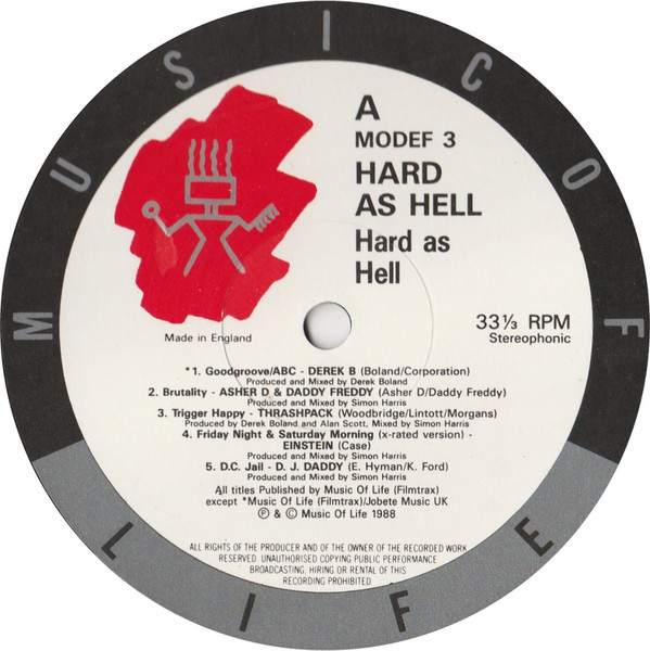 Various - Hard As Hell 3 | Music Of Life (MODEF 3) - 3 Various - Hard As Hell 3 | Music Of Life (MODEF 3) - 3