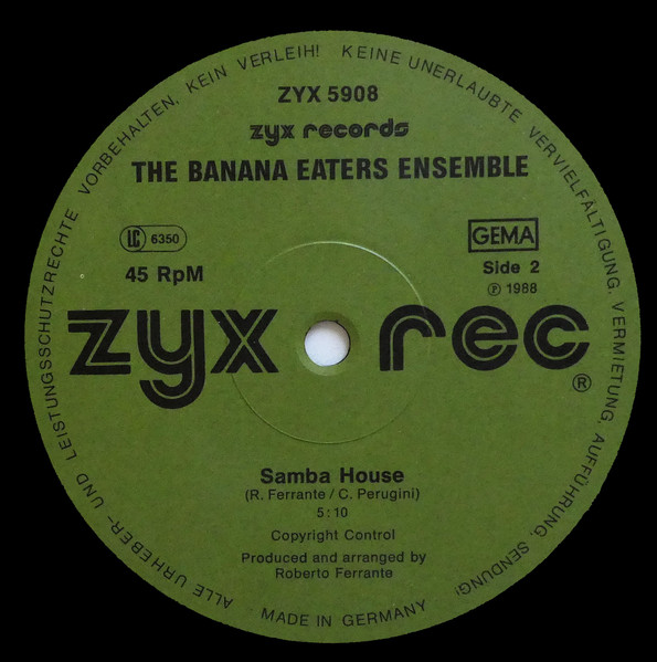 Banana Eaters - Samba House Medley | ZYX Records (ZYX 5908) - 4