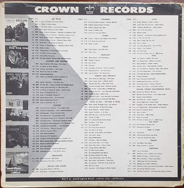 Sonny Criss , Gerald Wiggins , Erroll Garner , Stan Getz - Sonny Criss - Gerald Wiggins - Erroll Garner - Stan Getz | Crown Records (CLP 5292) - 2 Sonny Criss , Gerald Wiggins , Erroll Garner , Stan Getz - Sonny Criss - Gerald Wiggins - Erroll Garner - Stan Getz | Crown Records (CLP 5292) - 2