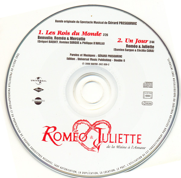 Philippe D'Avilla - Damien Sargue - Grégori Baquet - Les Rois Du Monde | Mercury (562 836-2) - 3